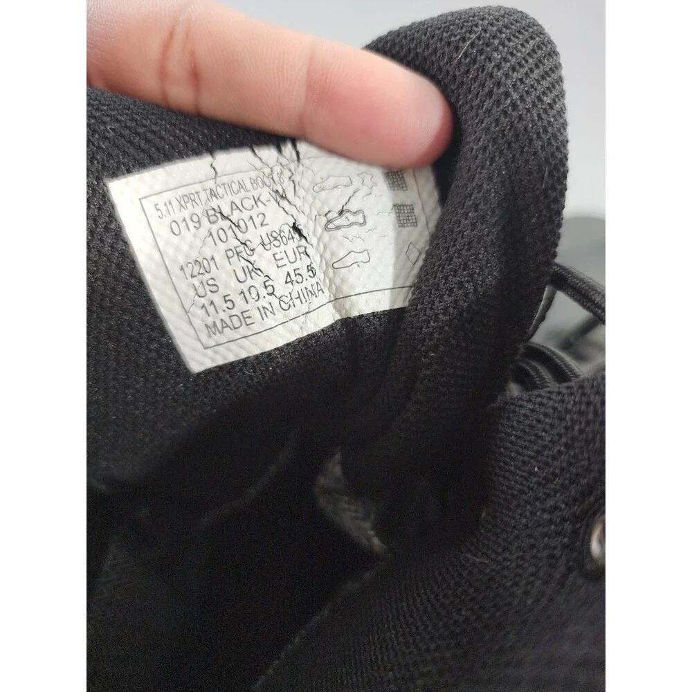 5.11 A.T.A.C 8” Shield Side Zip 150305  ASTM/CSA Men’s Size 11.5 W-019 Black